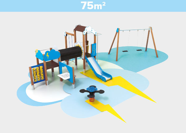 Playground equipment ,Play areas ,TK75 TK75 play area