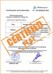 Muelles Certificados según EN1176