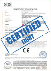 Certificado Seguridad según: EN60598-1:2015