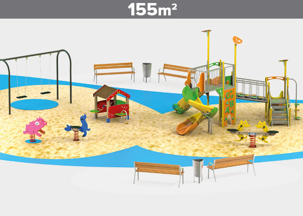 Playground equipment ,Play areas ,ALUMINIO10 Aluminio 10 play area