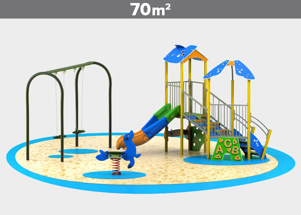 Parques  infantiles ,Áreas de juego ,ALUMINIO3 Área de juego Aluminio 3