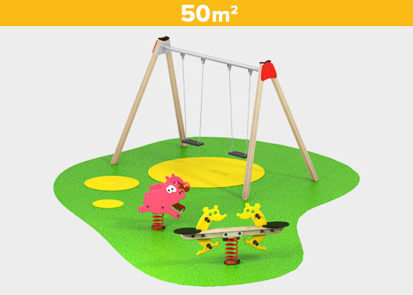 Playground equipment ,Play areas ,BASICA6 Basica 6 play area