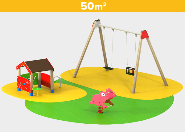 Playground equipment ,Play areas ,BASICA8 Basica 8 play area