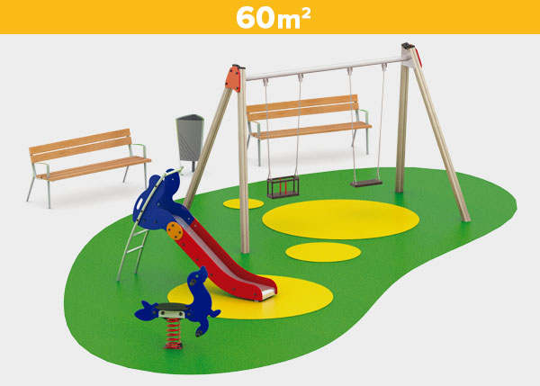 Playground equipment ,Play areas ,BASICA9 Basica 9 play area