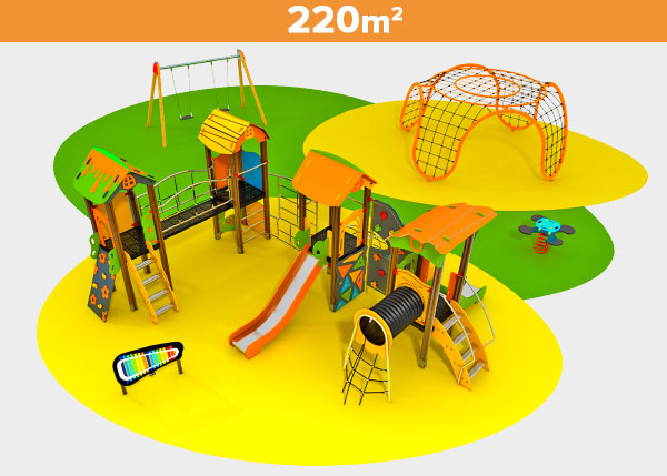 Parques  infantiles ,Áreas de juego ,CUATRO Área de juego Cuatro