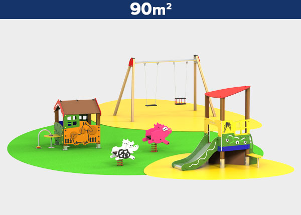Parques  infantiles ,Áreas de juego ,GRANJA Área de juego Granja