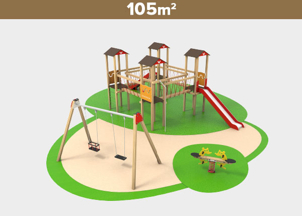 Parques  infantiles ,Áreas de juego ,I105 Área de juego I105