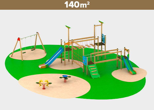 Parques  infantiles ,Áreas de juego ,M140 Área de juego M140