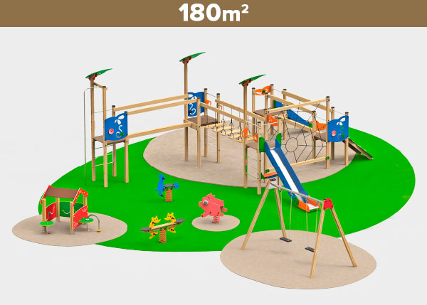 Parques  infantiles ,Áreas de juego ,M180 Área de juego M180