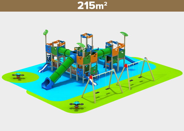 Playground equipment ,Play areas ,M215 M125 play area