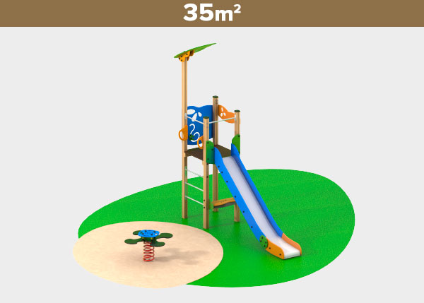 Parques  infantiles ,Áreas de juego ,M35 Área de juego M35