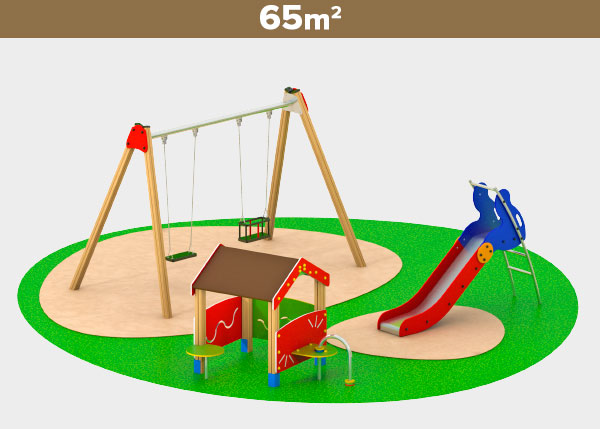 Parques  infantiles ,Áreas de juego ,M65B Área de juego M65B