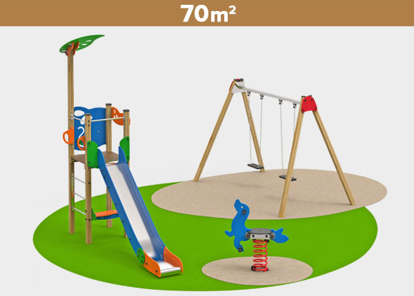 Playground equipment ,Play areas ,MADERA4 Madera 4 play area