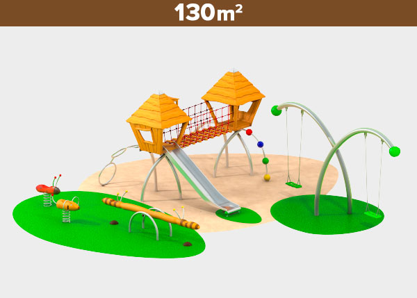 Parques  infantiles ,Áreas de juego ,R130 Área de juego R130