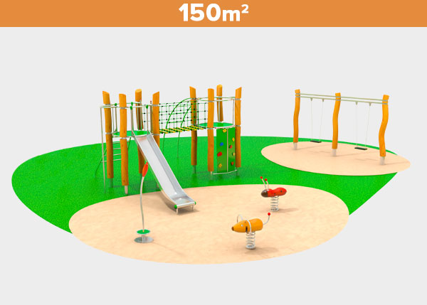 Parques  infantiles ,Áreas de juego ,R150 Área de juego R150