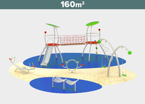 Parques  infantiles ,Áreas de juego ,ST160 Área de juego ST160
