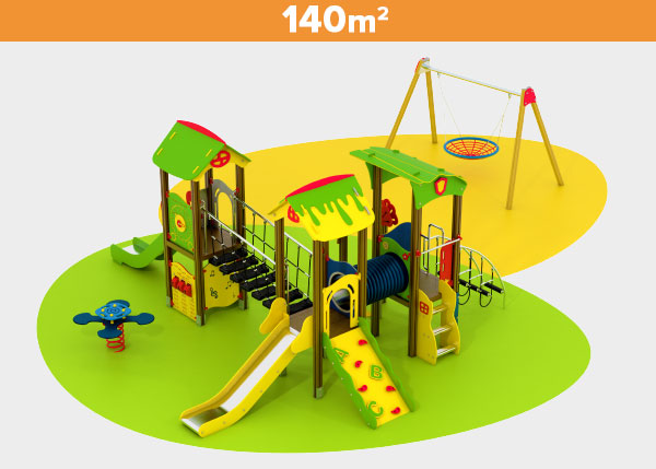 Parques  infantiles ,Áreas de juego ,TRES Área de juego Tres