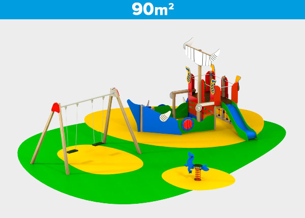 Parques  infantiles ,Áreas de juego ,VI90 Área de juego VI90