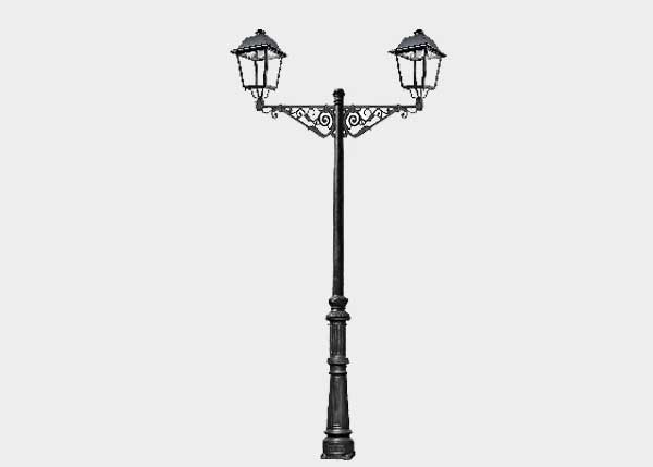 Public lighting with LED luminaires for outdoor lighting , Poles  , ACN Naranjo Pole , 