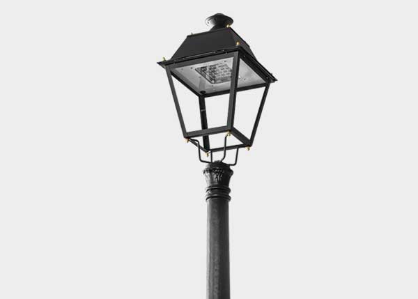 Public lighting with LED luminaires for outdoor lighting , Poles  , ACV Pole Villa , 