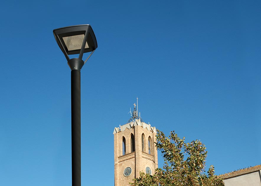 Alumbrado Público con luminarias LED para la iluminación exterior , Iluminación Urbana , ALSL Luminaria LED Siena , <strong>Luminaria LED Siena, diseño único</strong>