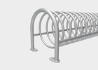 Street furniture with benches, litter bins, bollards, planters and equipment , Complements , UVAP7 Aros Bike Rack , 