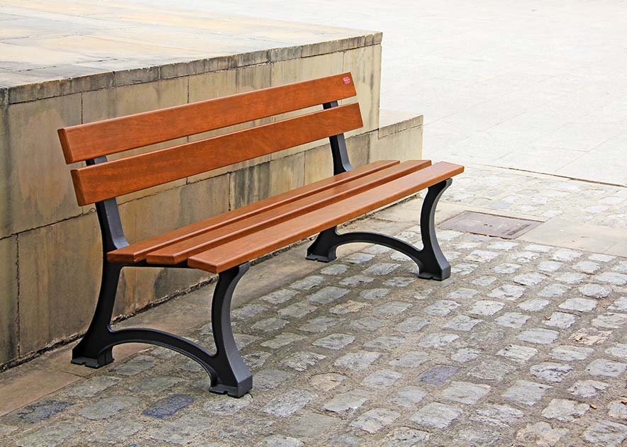 Street furniture with benches, litter bins, bollards, planters and equipment , Benches , UB16 Bench Kor , 