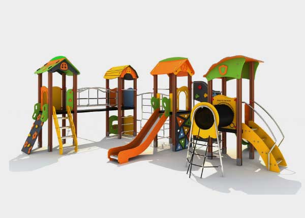 Playground equipment ,Lúdic Line  ,PUC4 Cuatro