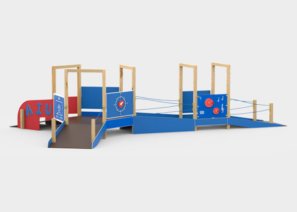 Playground equipment ,Inclusive Games ,PVC2 ITA